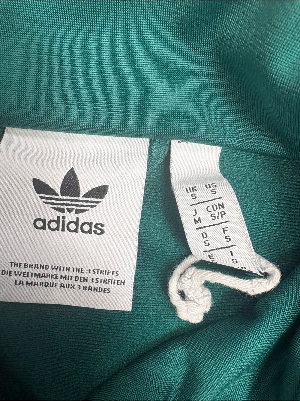 adidas Teal Green Three-Stripe Track Jacket and Pants - Picture 4 of 11